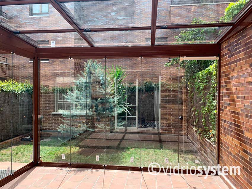 Cerramiento patio en málaga