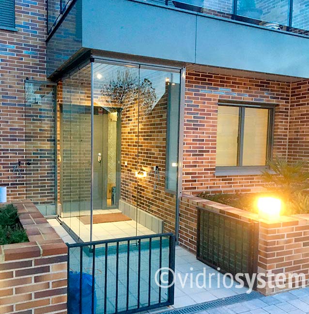 Patio cerramiento málaga