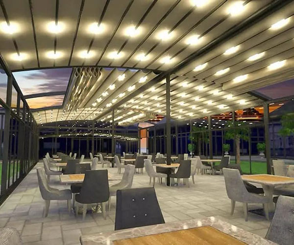 Lona tensada restaurante málaga