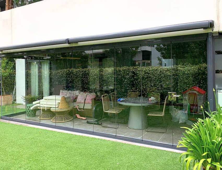 Cortinas de cristal para cerrar tu ático