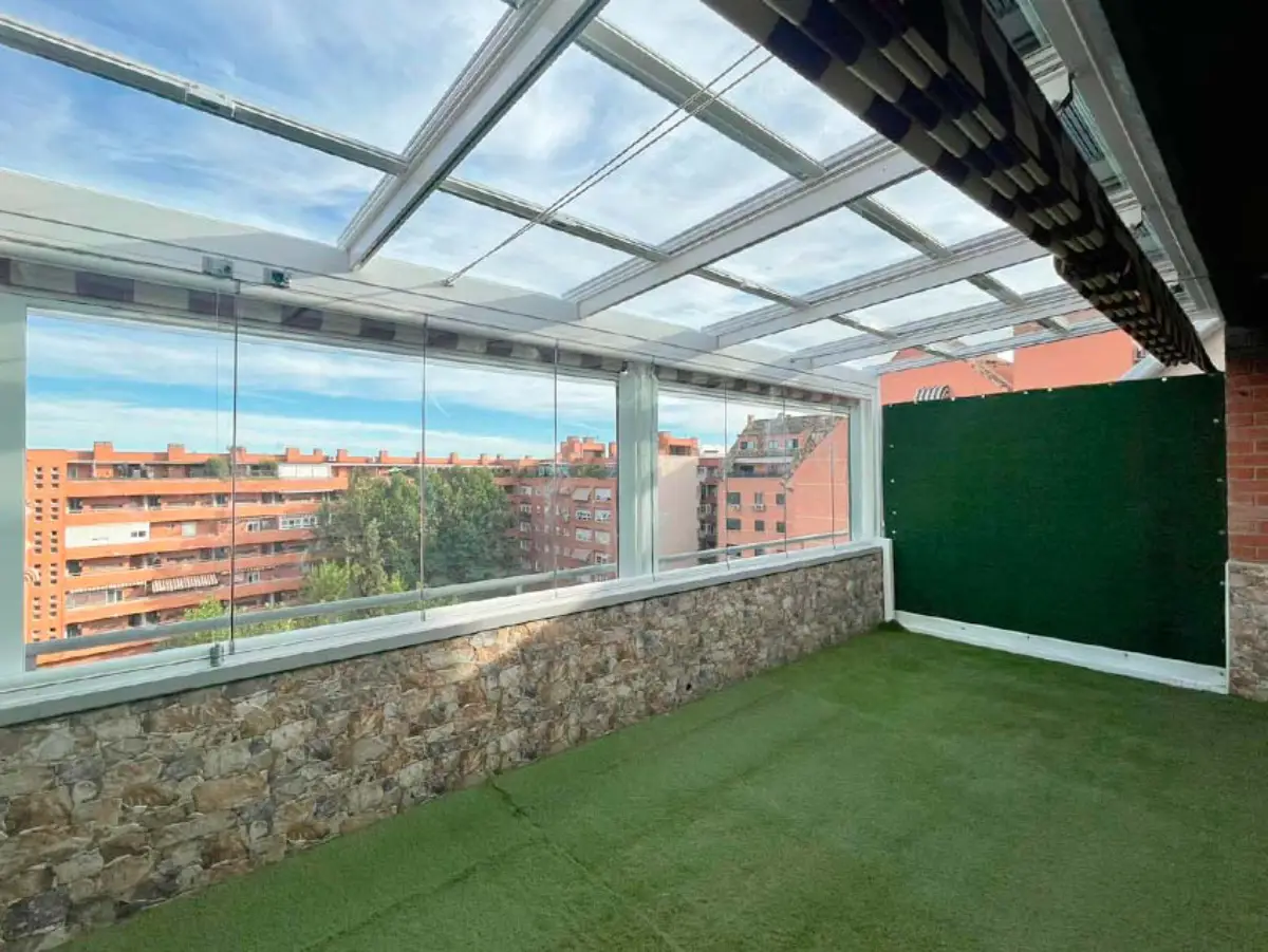 cerramiento de ático solárium
